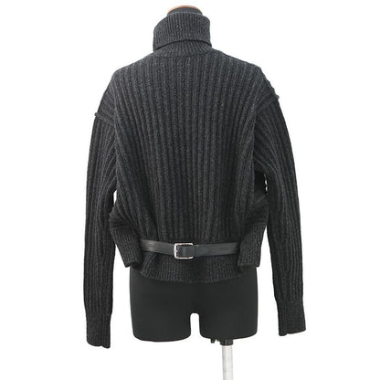 Hermes Knit Long Sleeve 36 Sweater Top Gri-volcanic