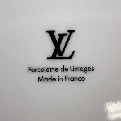 Louis Vuitton Constellation Set of 2 Dessert Plates Pottery White Blue