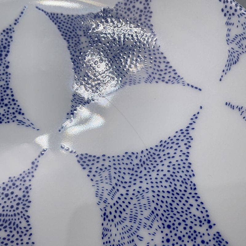 Louis Vuitton Constellation Set of 2 Dessert Plates Pottery White Blue