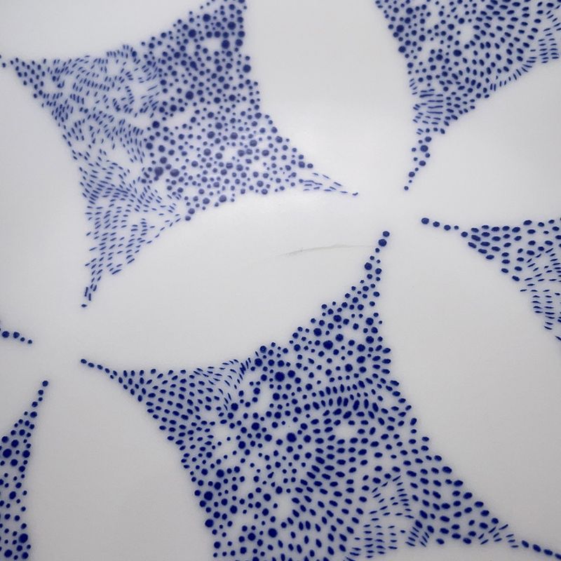 Louis Vuitton Constellation Set of 2 Dessert Plates Pottery White Blue