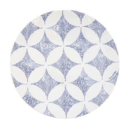 Louis Vuitton Constellation Set of 2 Dessert Plates Pottery White Blue