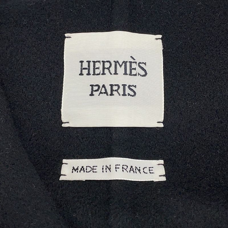 Hermes Vest Gilet Cashmere 40 Top Black