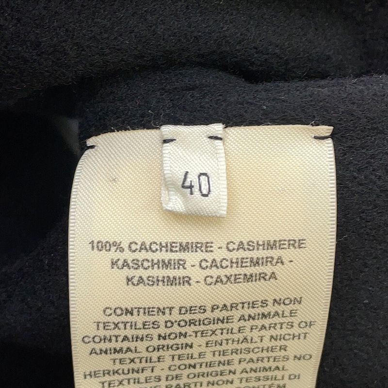 Hermes Vest Gilet Cashmere 40 Top Black