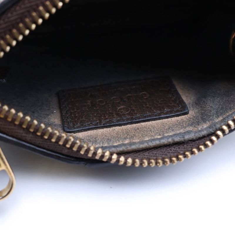 Gucci GG Supreme Ophidia Ebony Coin Case Beige