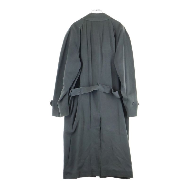 Dior Old Collarless Coat Gray