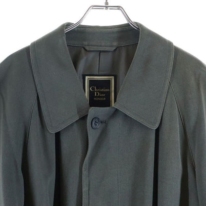Dior Old Collarless Coat Gray