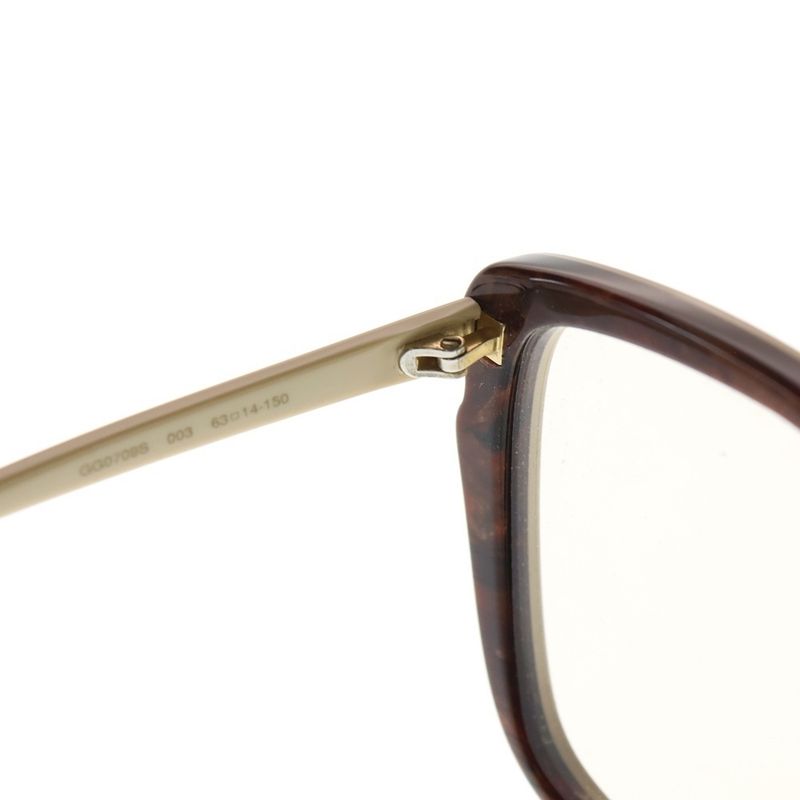 Gucci Butterfly Big Frame Sunglasses Beige