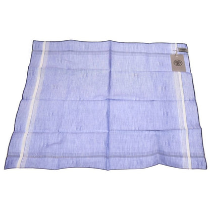 Hermes Relief Cotton Handkerchief Blue