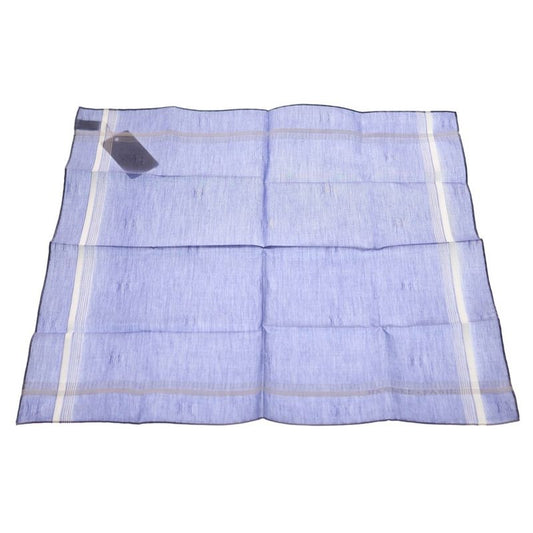 Hermes Relief Cotton Handkerchief Blue