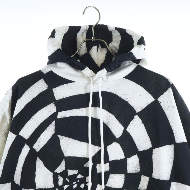 Celine Harry Wild Pullover Hoodie Black White Sweater