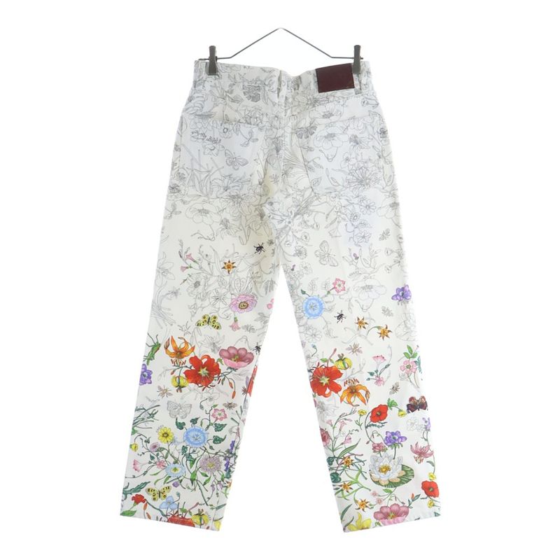 Gucci Flora Print Pants White