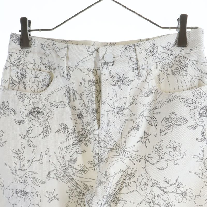 Gucci Flora Print Pants White