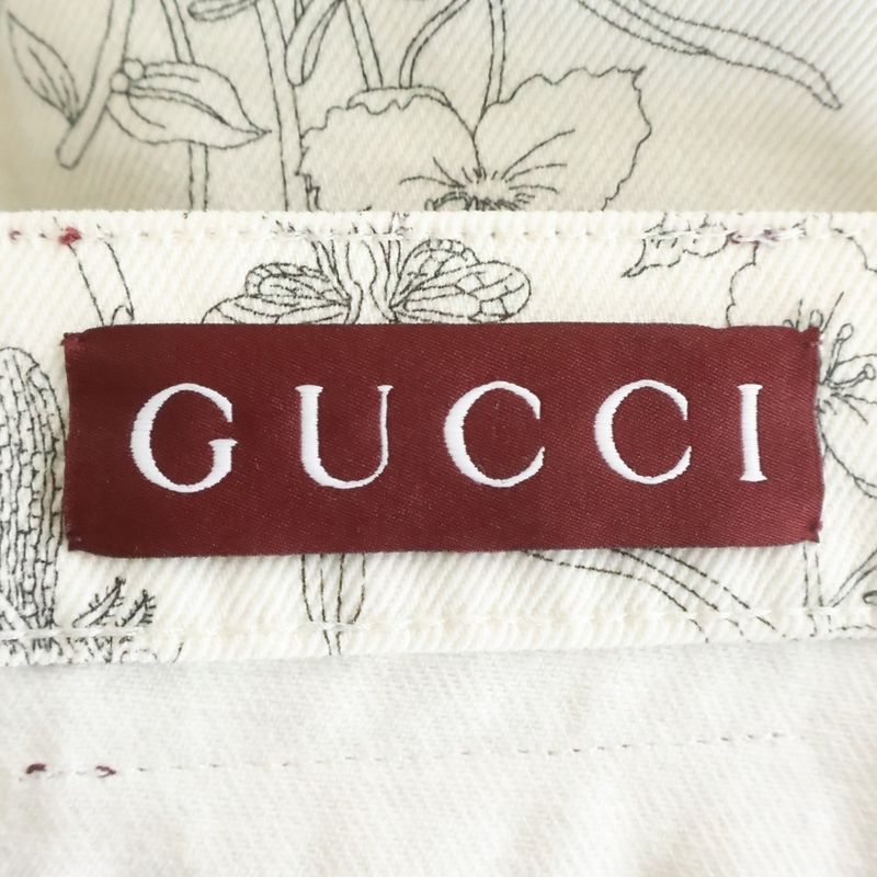 Gucci Flora Print Pants White