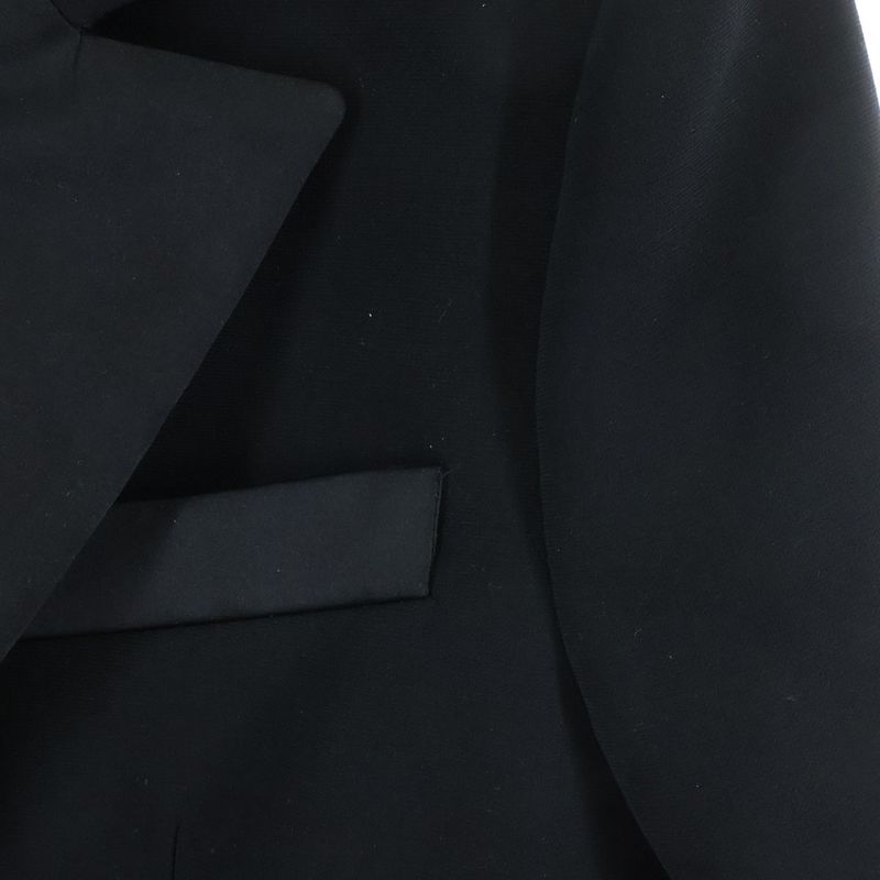 Balenciaga Peak Lapel Tuxedo Jacket Black