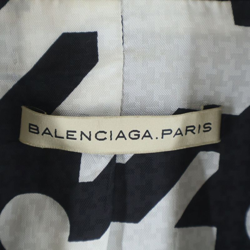 Balenciaga Peak Lapel Tuxedo Jacket Black