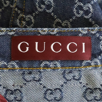 Gucci GG Jacquard Denim Pants Indigo