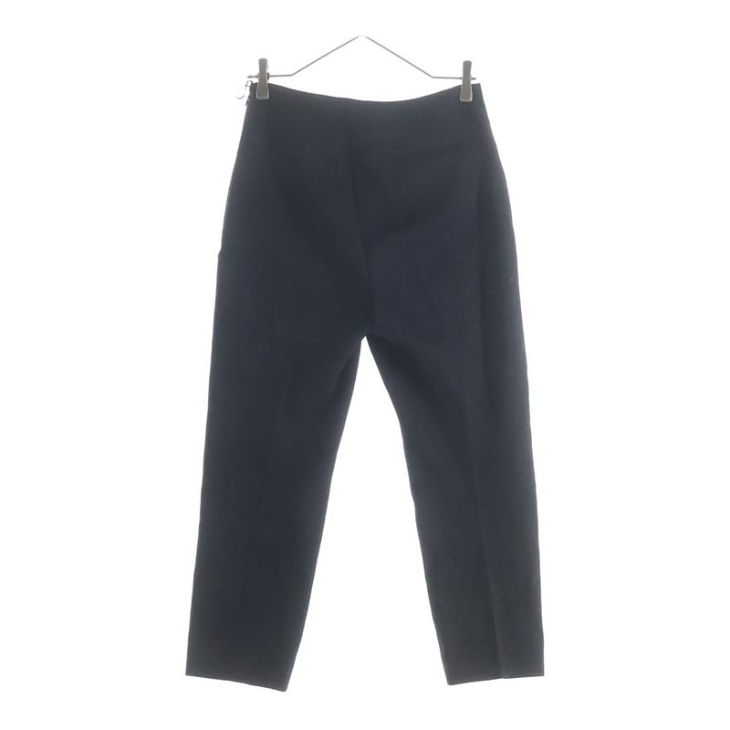 Balenciaga Gimmick Belt Wool Slack Pants Black
