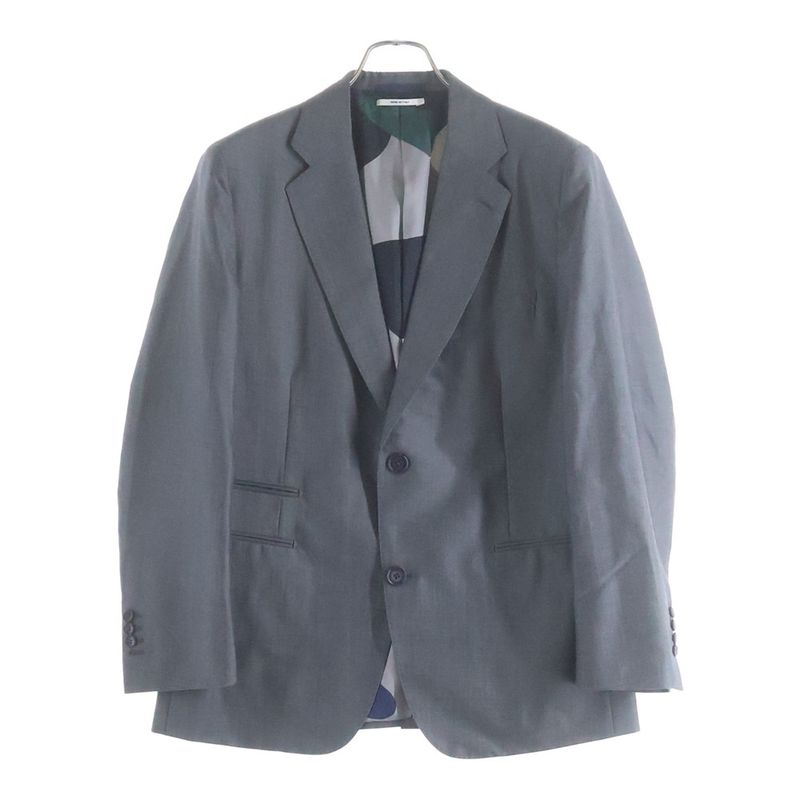 Hermes Lining Silk All Over Pattern Wool Tailored Jacket Trousers Long