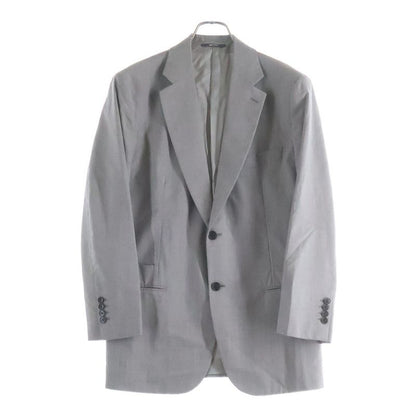 Hermes Cashmere Blend Wool Tailored Jacket Trousers Long Pants Set Suit Black