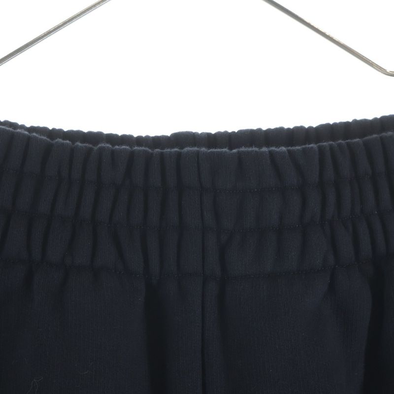 Gucci Brushed Cotton Jersey Track Pants Logo Embroidery Sweatpants Black