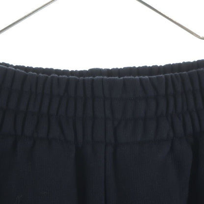 Gucci Brushed Cotton Jersey Track Pants Logo Embroidery Sweatpants Black