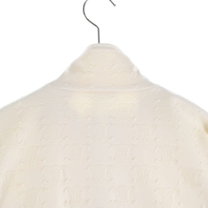 Celine Triomphe All Over Tracks Jacket White