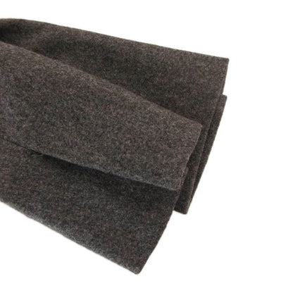 Balenciaga Double Breasted Jacket Terrace Leather Logo Button 36 Gray