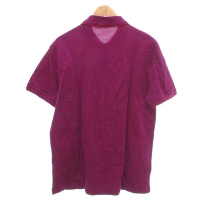 Louis Vuitton Polo Shirt Monogram Embroidery Short Sleeve XL Red Purple