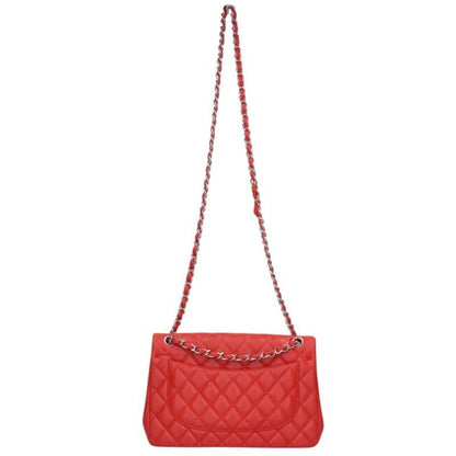 Chanel Quilted 30 Lambskin Double Flap Chain Leather Shoulder Bag 30