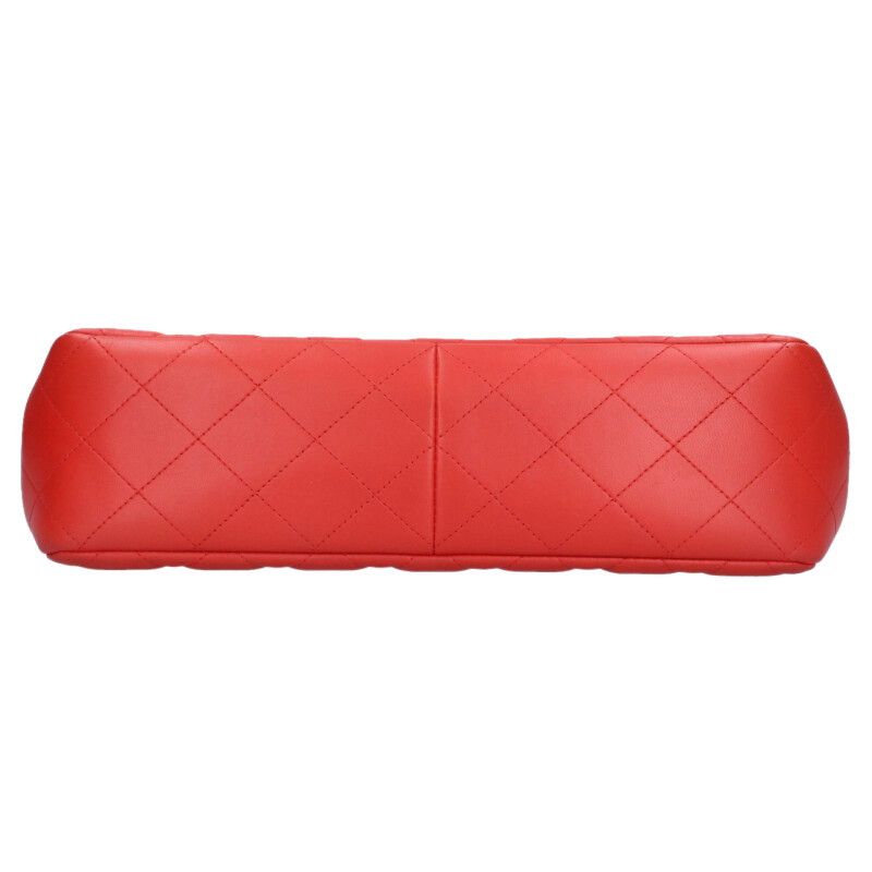 Chanel Quilted 30 Lambskin Double Flap Chain Leather Shoulder Bag 30