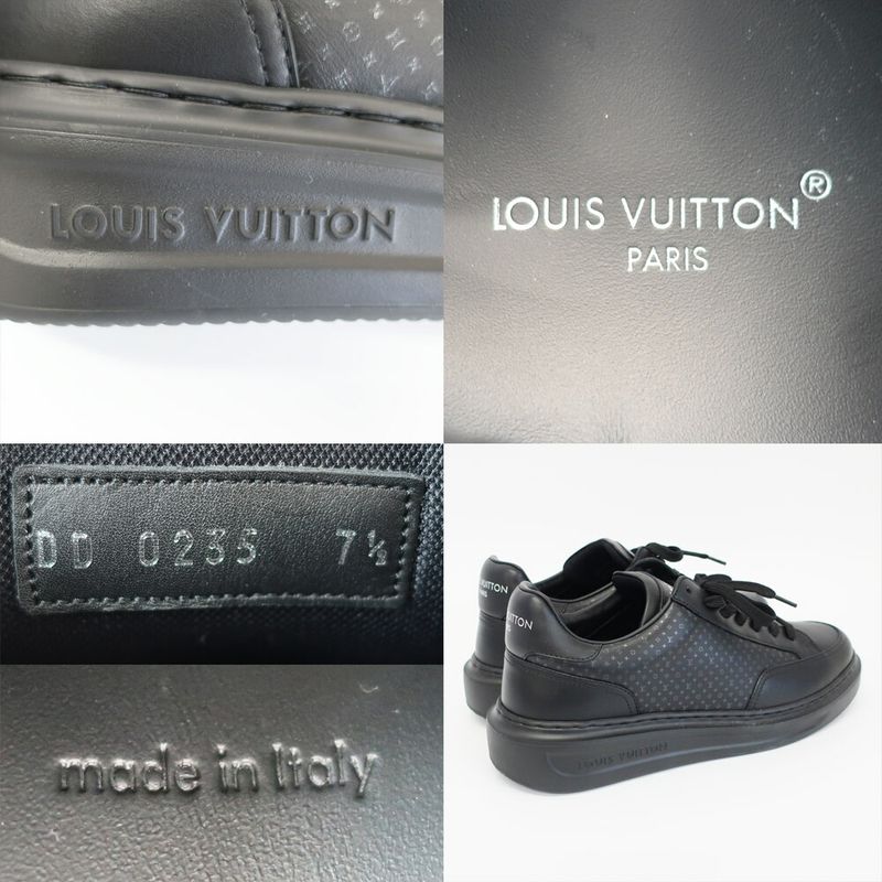 Louis Vuitton Beverly Hills Sneakers Micro Monogram Black