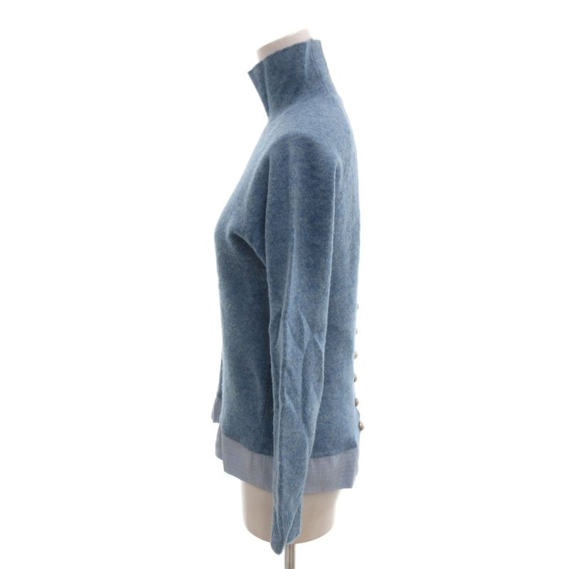 Louis Vuitton Turtleneck Sweater Knit Wool Long Sleeve Layered Design