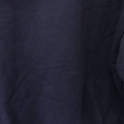 Celine Pullover Hoodie Sweatshirt Long Sleeve Layered Logo Print Navy Gray BB Sweater