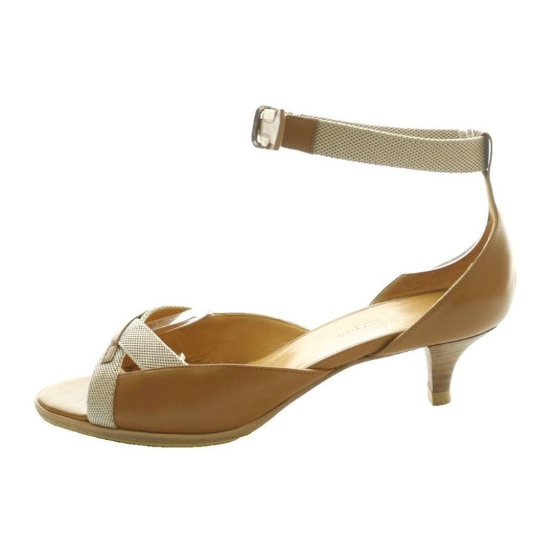 Hermes Ankle Strap Sandals Brown SS OS