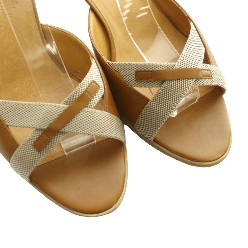 Hermes Ankle Strap Sandals Brown SS OS