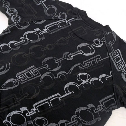 Hermes Sweatshirt Re Boucles Cotton Black 34 Long Sleeve Flat