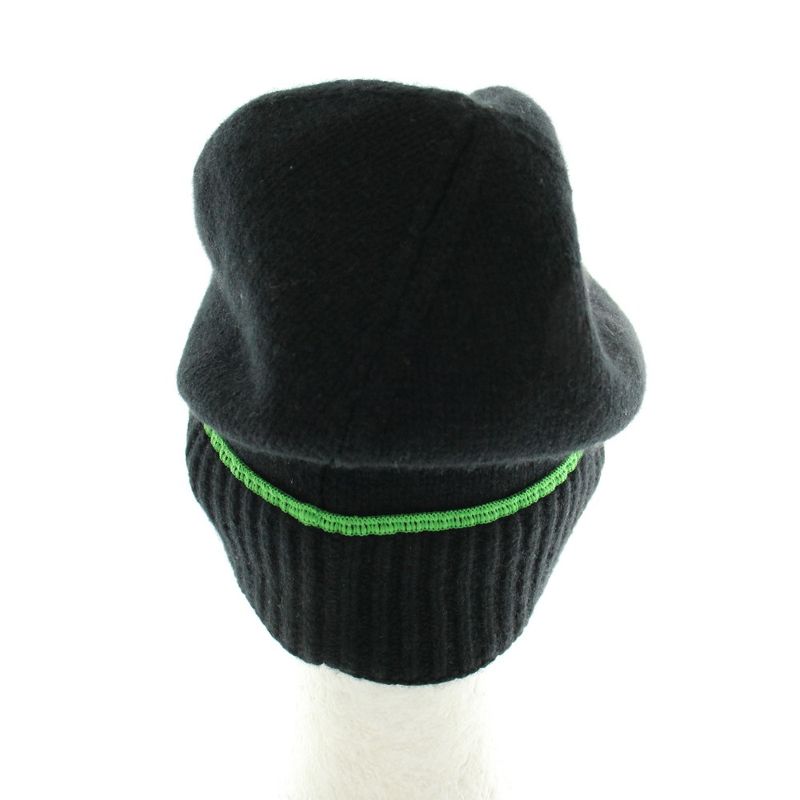 Bottega Veneta Hat Knit Cap Beanie Wool Cashmere Blend M Black Green