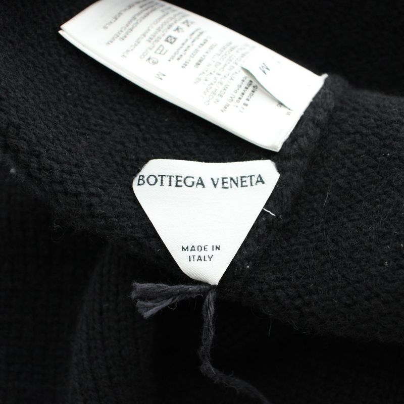 Bottega Veneta Hat Knit Cap Beanie Wool Cashmere Blend M Black Green