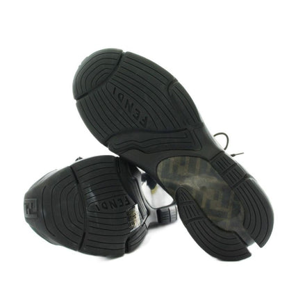 Fendi Faster Trainers Sneakers Leather Mesh Low Cut FF Logo 7