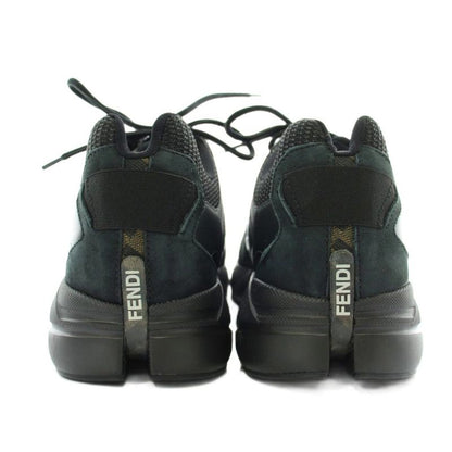 Fendi Faster Trainers Sneakers Leather Mesh Low Cut FF Logo 7