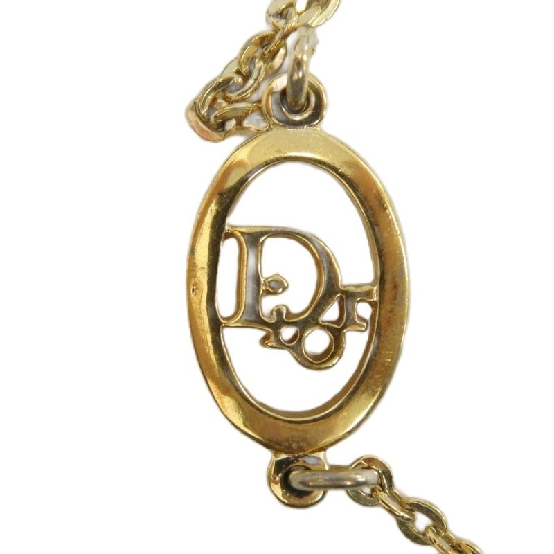 Dior Bracelet Bangle Logo Gold