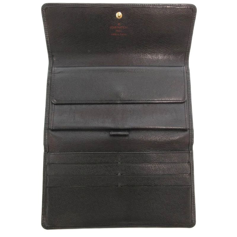 Louis Vuitton Epi Porte Tresor Wallet Leather Trifold Shape
