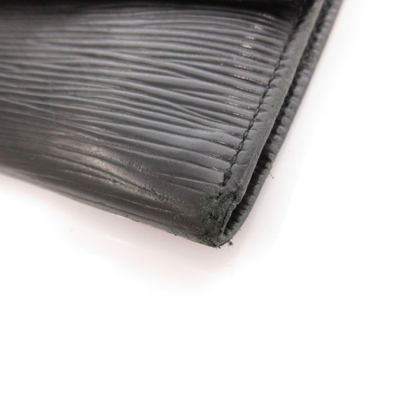 Louis Vuitton Epi Porte Tresor Wallet Leather Trifold Shape