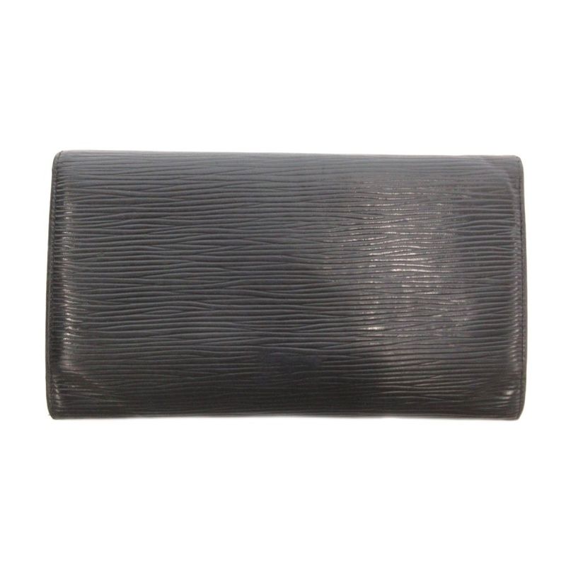Louis Vuitton Epi Porte Tresor Wallet Leather Trifold Shape