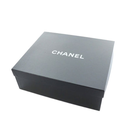 Chanel Booty Boots Quilted Bicolor Leather 35.5 Beige