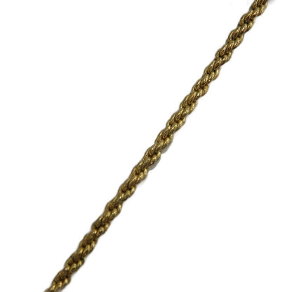 Dior Necklace Pendant Logo Rhinestone Gold