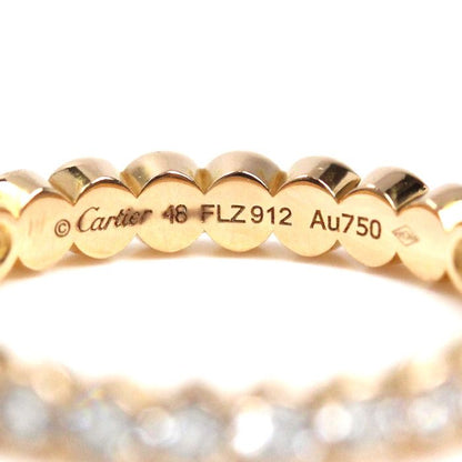 Cartier 18K Pink Gold Broderie Ring Diamond 48