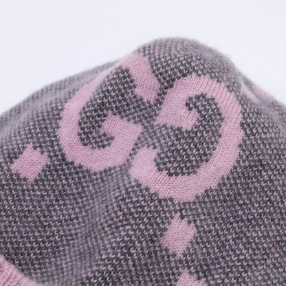 Gucci GG Logo Cashmere Knit Hat M 57