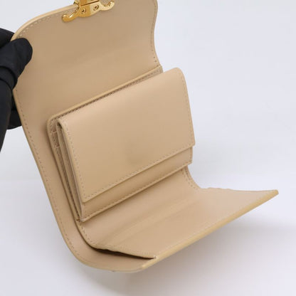 Celine Small Flap Wallet Triomphe Shiny Calfskin