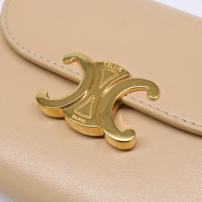 Celine Small Flap Wallet Triomphe Shiny Calfskin